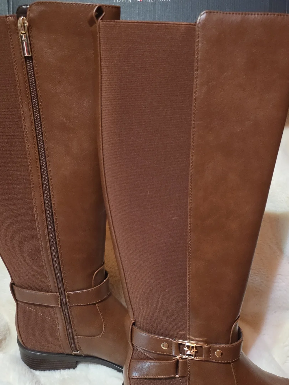 Tommy Hilfiger Tall Brown  Over-the-Knee Boots